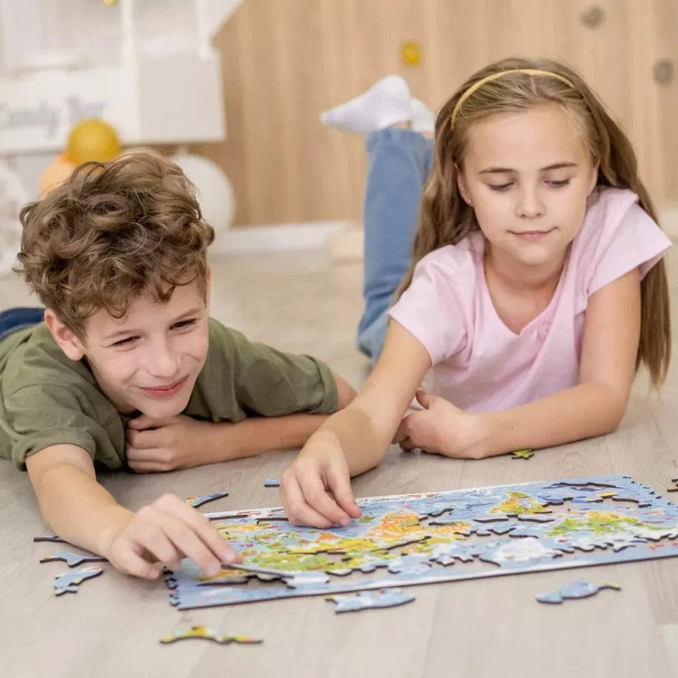 Dino/Kids Gift Set #2 (TRICERATOPS, Kids World Map 100)